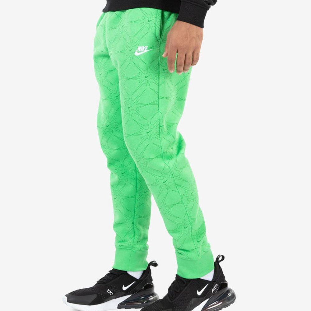 Nike AOP Club Fleece Tapered Jogger Pants Sweatpants DM7931-362 - Picture 2 of 3